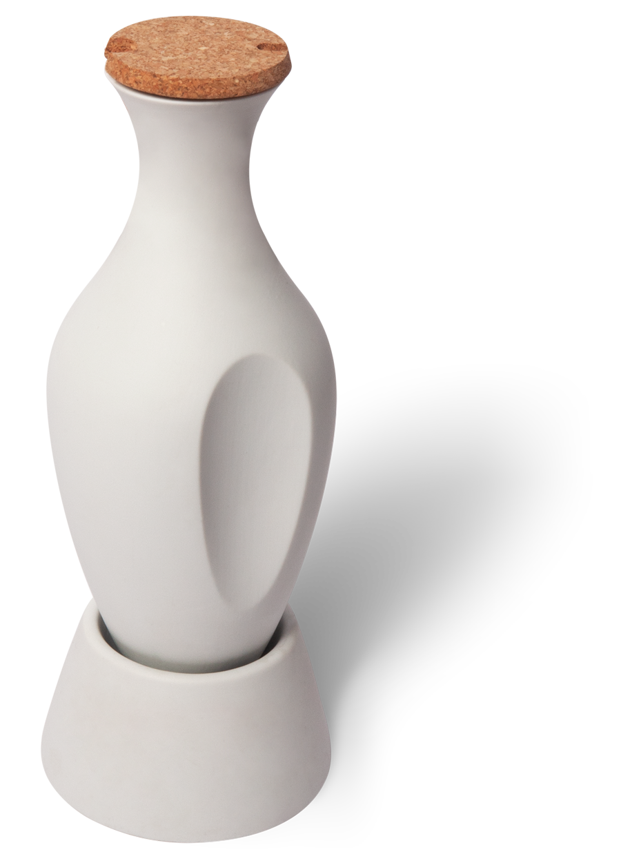 Amphore Milos stehend mit passendem Fuß