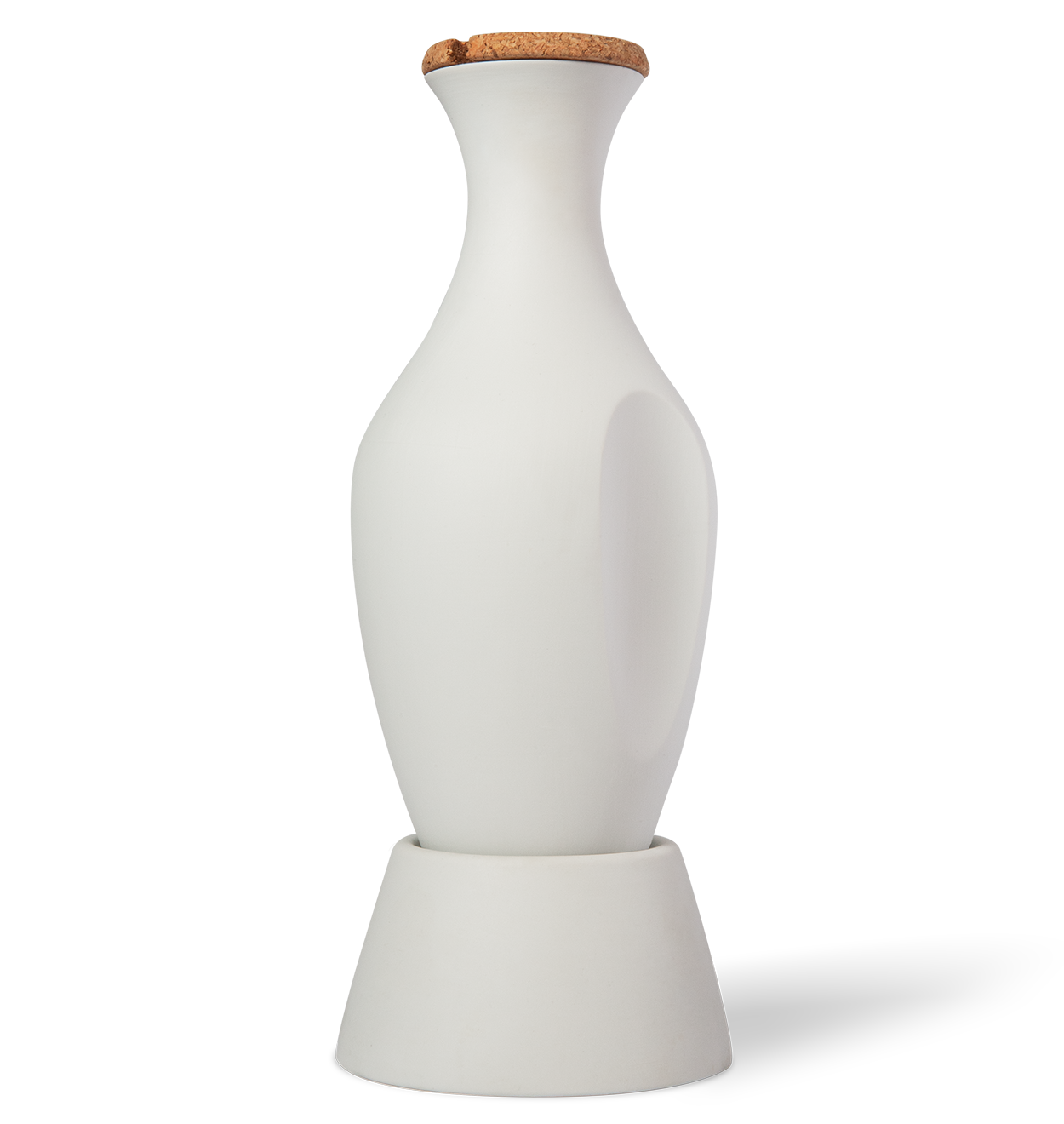 Frontalansicht Amphore Milos mit Standfuß